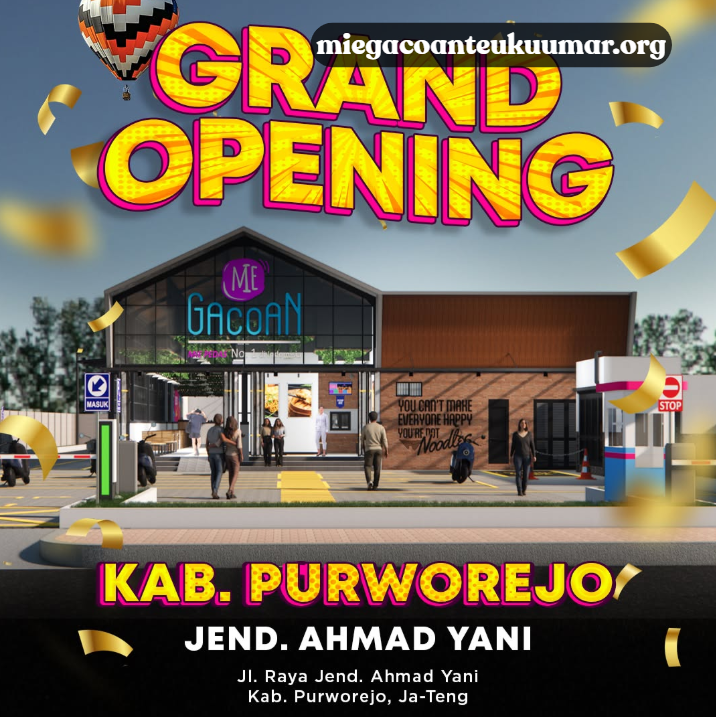 Grand Opening Mie Gacoan Purworejo di Jl. Ahmad Yani, Catat Jadwalnya!